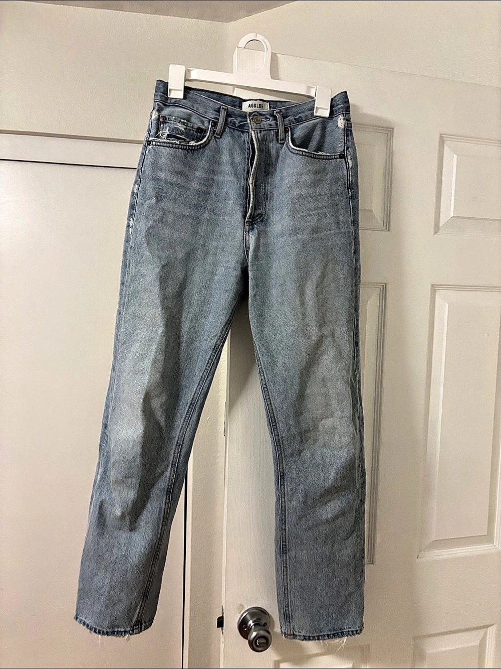 AGOLDE 90's Pinch Waist High Rise Straight Leg Jeans